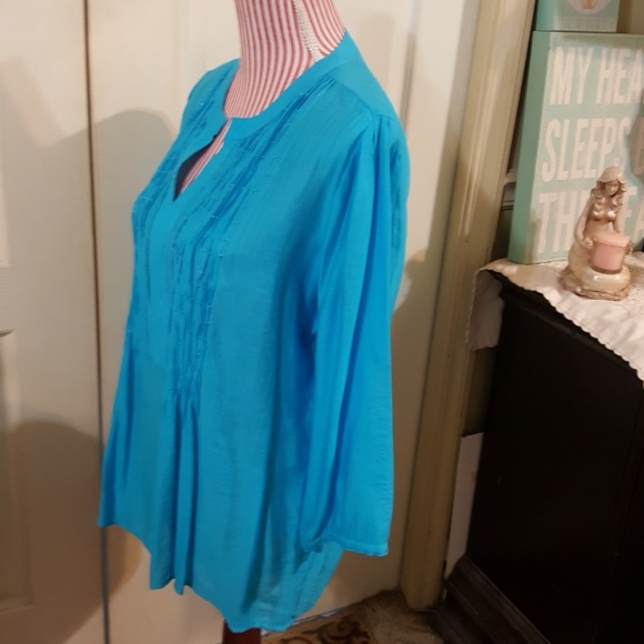 Chico's Boho Style Top/Cover Up. Size Sm/Med - Picture 3 of 8